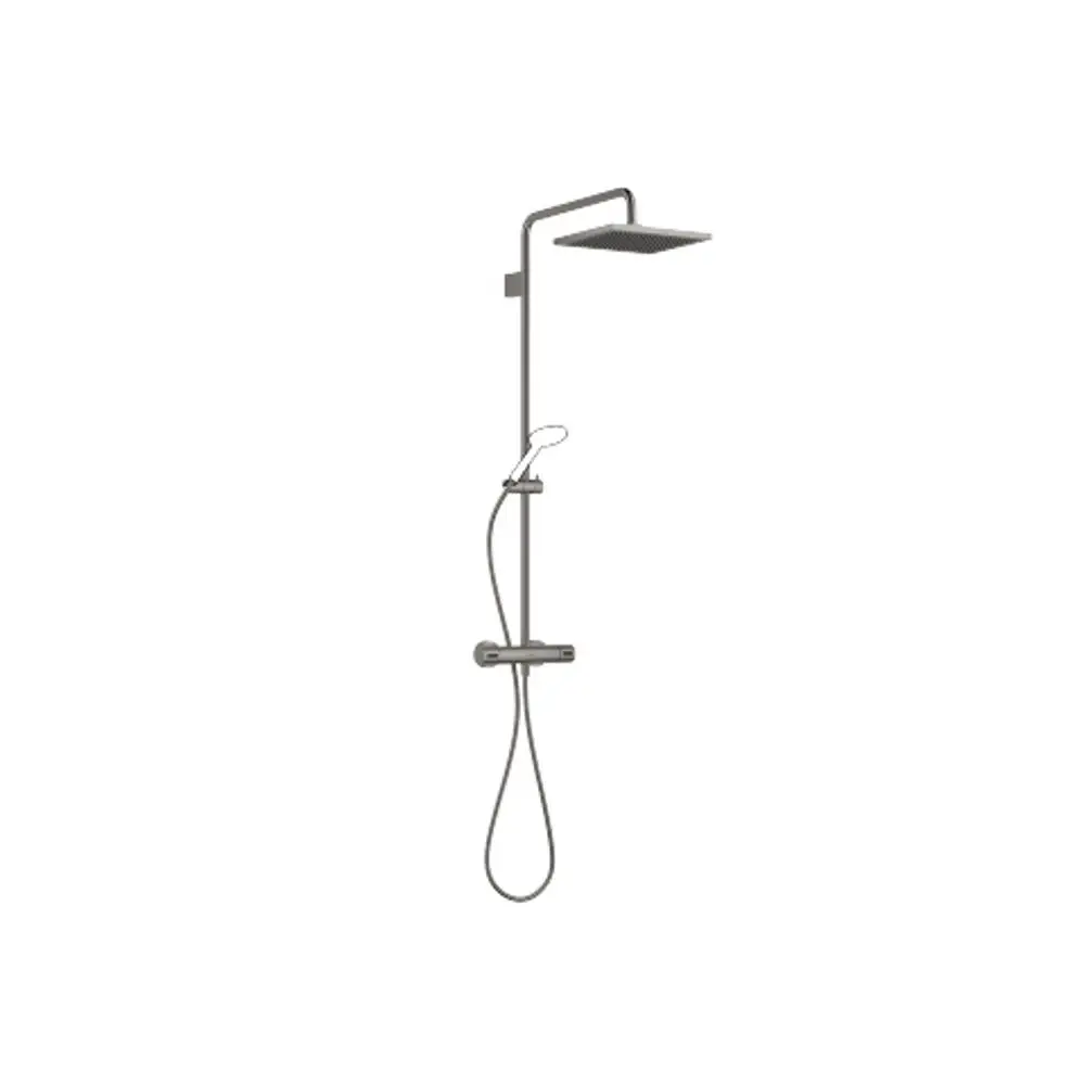 DORNBRACHT Shower Pipe mit Brause-Thermostat SERIENSPEZIFISCH 34459980 Dark Platinum gebürstet, 34459980-99 Galeriebild 1